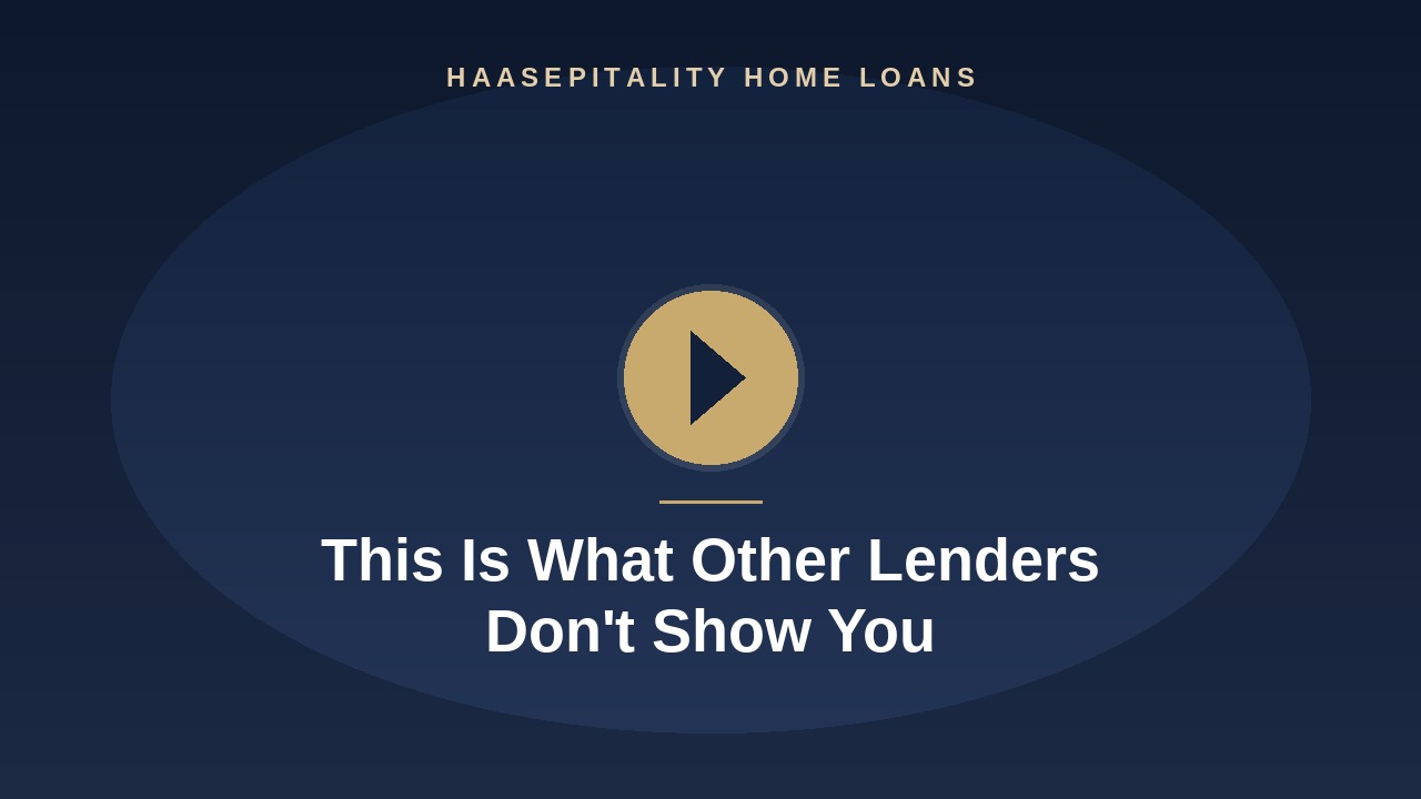 This is What Other Lenders Don't Show You